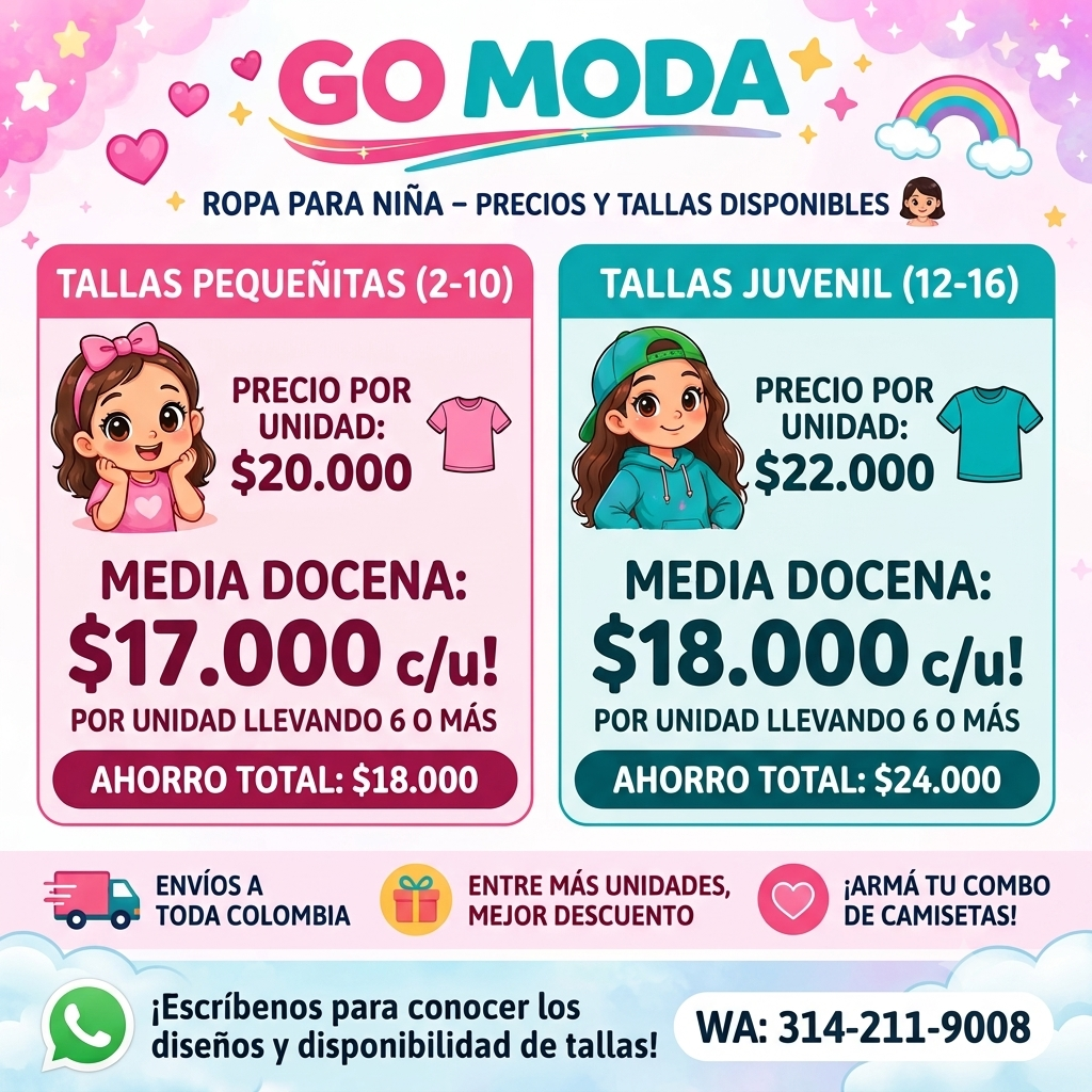 Promoción Camisetas